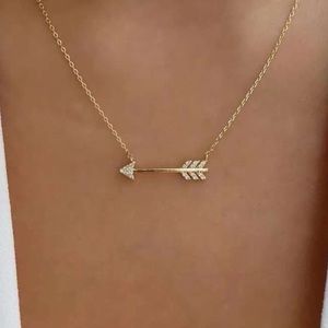 3/$30 NEW! Rhinestone Arrow Charm Necklace Dainty Boho